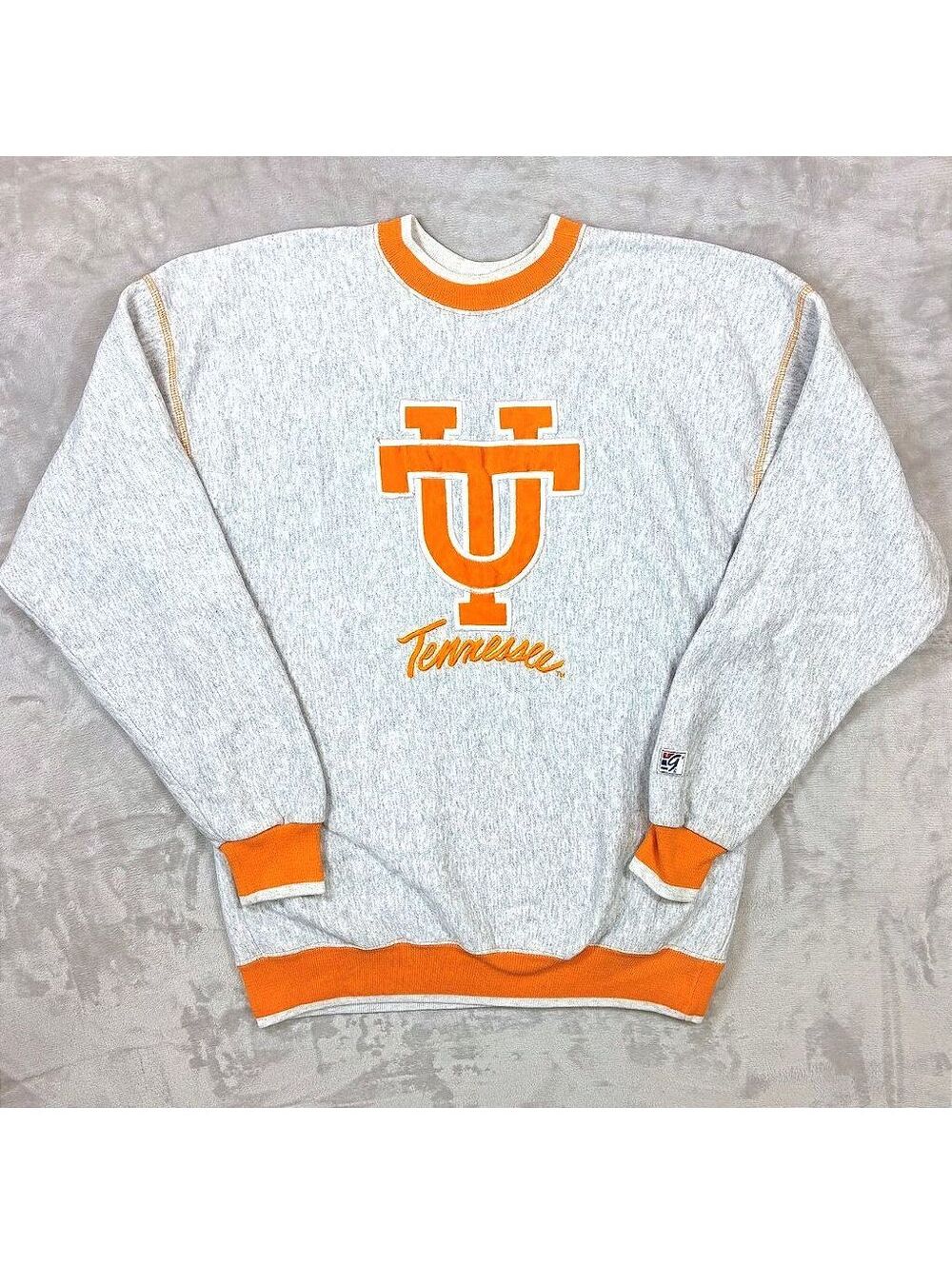 VTG 90s Tennessee Volunteers Sweatshirt Mens Large Made in USA Chenille Logo